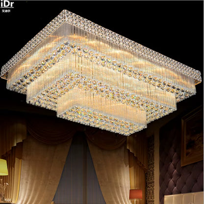 Manufacturers Wholesale Gold Rectangular Living Room Bedroom Lamp Restaurant Lights S LED Ceiling Lights Rmy-069