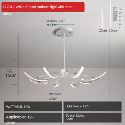 New Chandelier Creative Personality Nordic Modern Simplicity