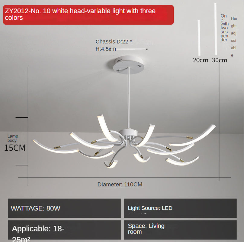 New Chandelier Creative Personality Nordic Modern Simplicity