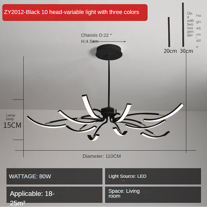 New Chandelier Creative Personality Nordic Modern Simplicity