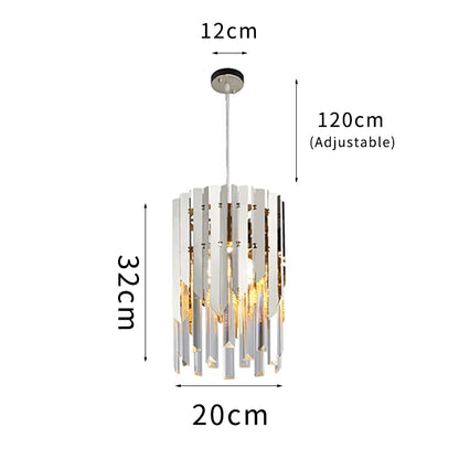 Small round Gold K9 Crystal Modern Led Chandelier for Living Room Kitchen Dining Room Bedroom Bedside Luxury Indoor Lighting